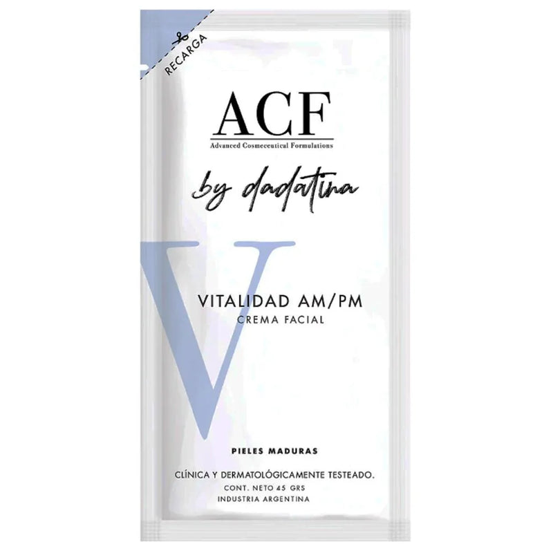 Crema Facial Refill Vitalidad Am/pm Acf By Dadatina