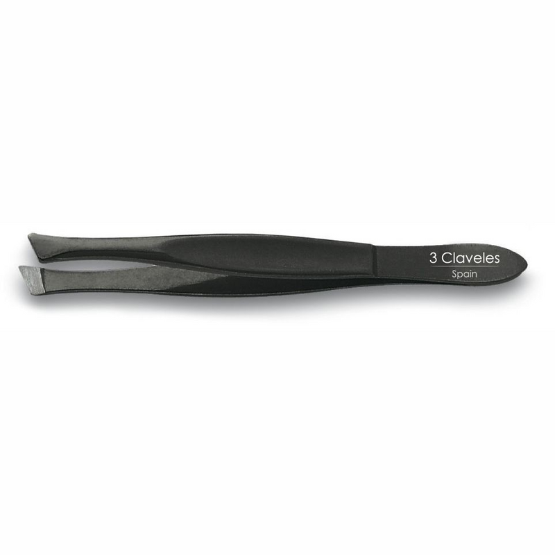 Pinza Negra Sesgada 3 Claveles -ref. 12218