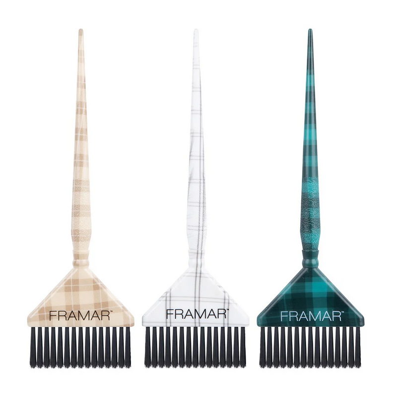 Pincel Para Tintura  Plaid Hair Day Big Daddy paquete de 3 Framar