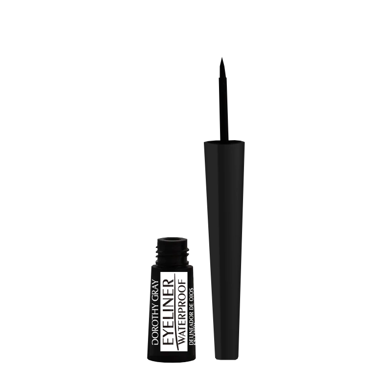 Delineador Fibra Waterproof Negro