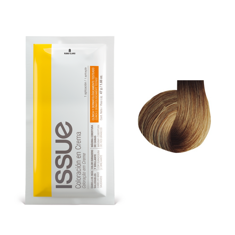 Coloracion Issue Sachet  N°8 Rubio Claro 47 gr