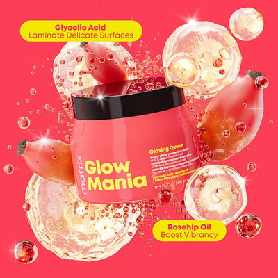 Mascara Matrix Glow Mania Cabellos Opacos Teñidos x 500 ml