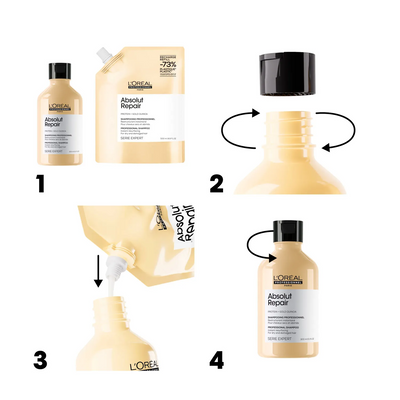 Recarga de Shampoo Absolut Repair Loreal x 1L
