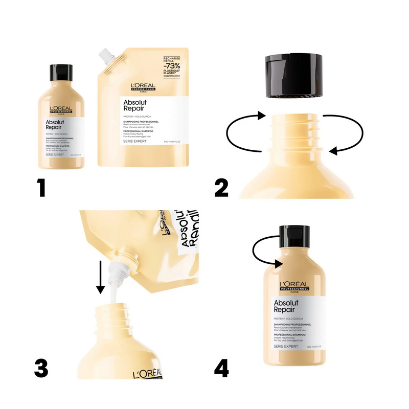Recarga de Shampoo Absolut Repair Loreal x 1L