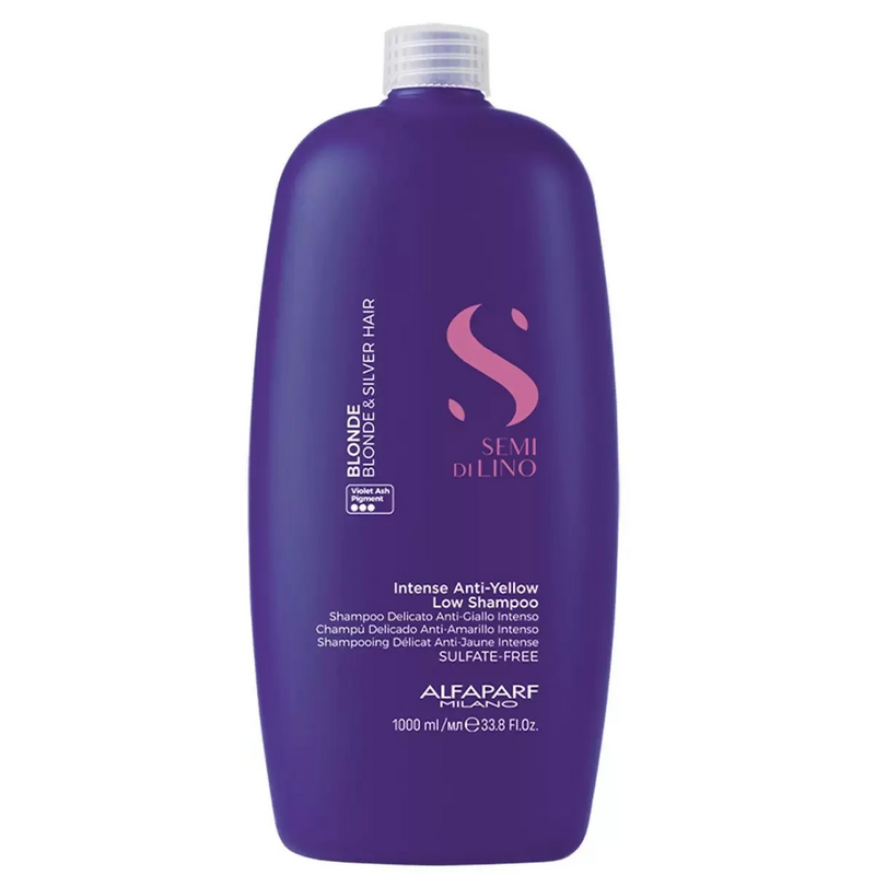 Shampoo Matizador Anti-Yellow  Semi Di Lino Alfaparf x 1L