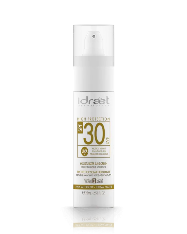 Protector Solar Spf 30 Tono Vanilla  75 ml Idraet