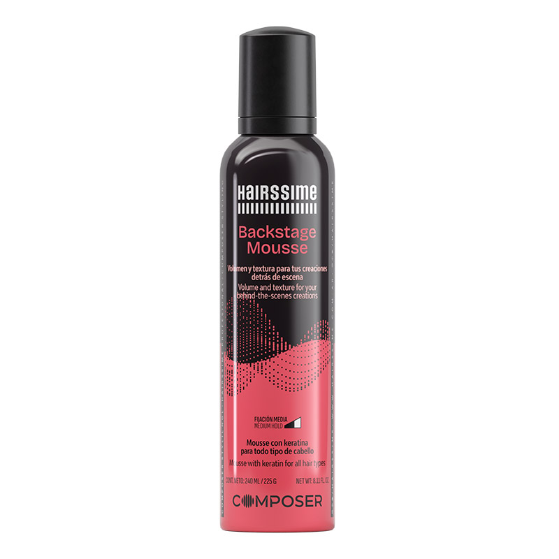 Mousse Hairssime Con Keratina Backstage 225gr
