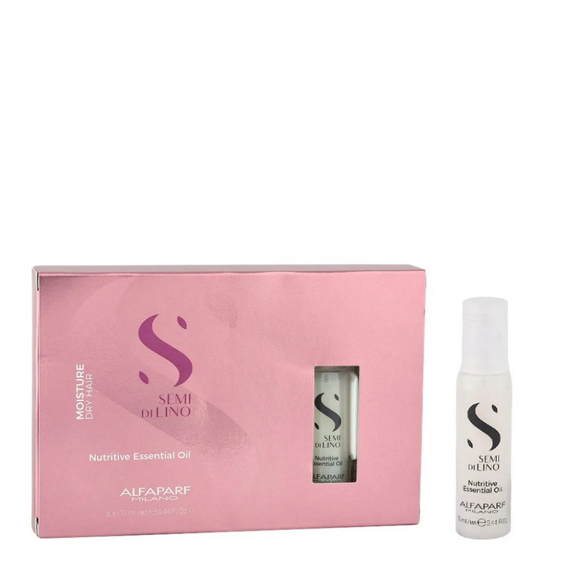 Ampolla Moisture Nutritive Oil Semi Di Lino Alfaparf x Unidad