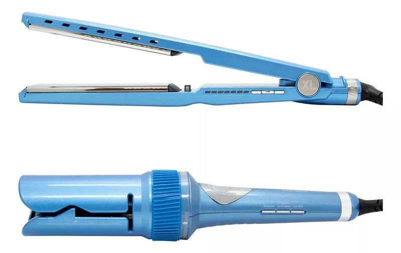 Set Profesional XL Plancha de Pelo 9091 + Miracurl 25mm Nano Titanium Babyliss PRO