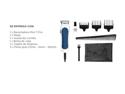Cortadora de pelo Mini T-PRO Compacta Retoques Wahl