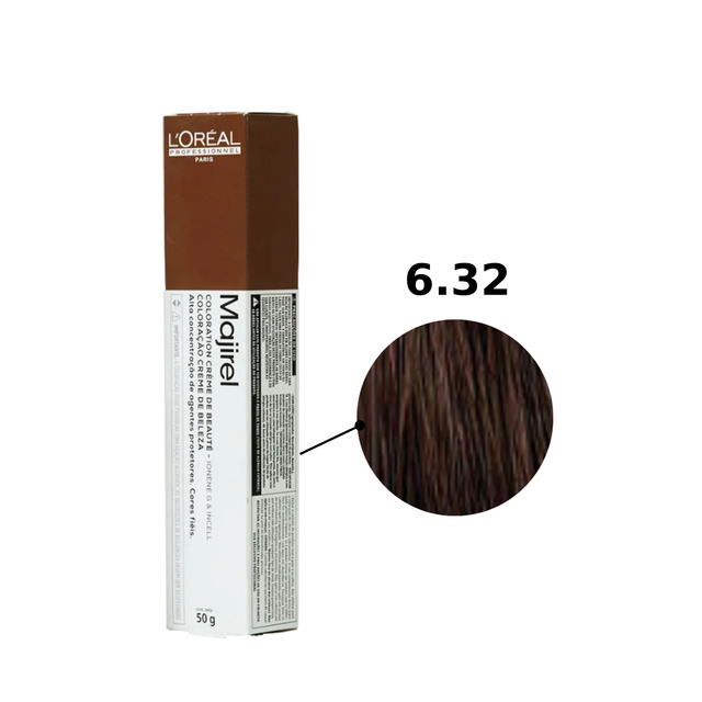 Coloración Majirel N°6.32 Loreal 50gr