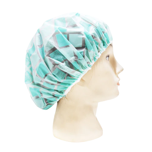 Gorro Ducha Floreado Doble