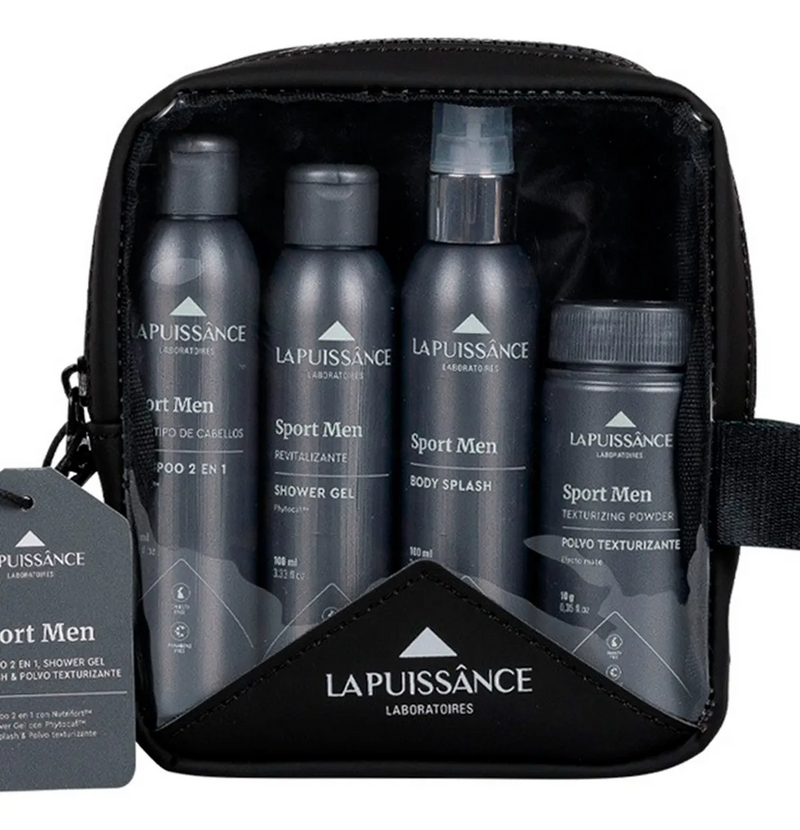 La Puissance Kit Sport Men Todo Tipo Cabello Con Estuche
