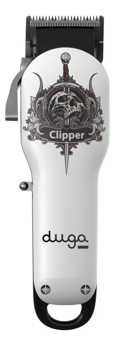 Maquina Corta Pelo Profesional Metal Pelueria 6c Blanco Duga D413