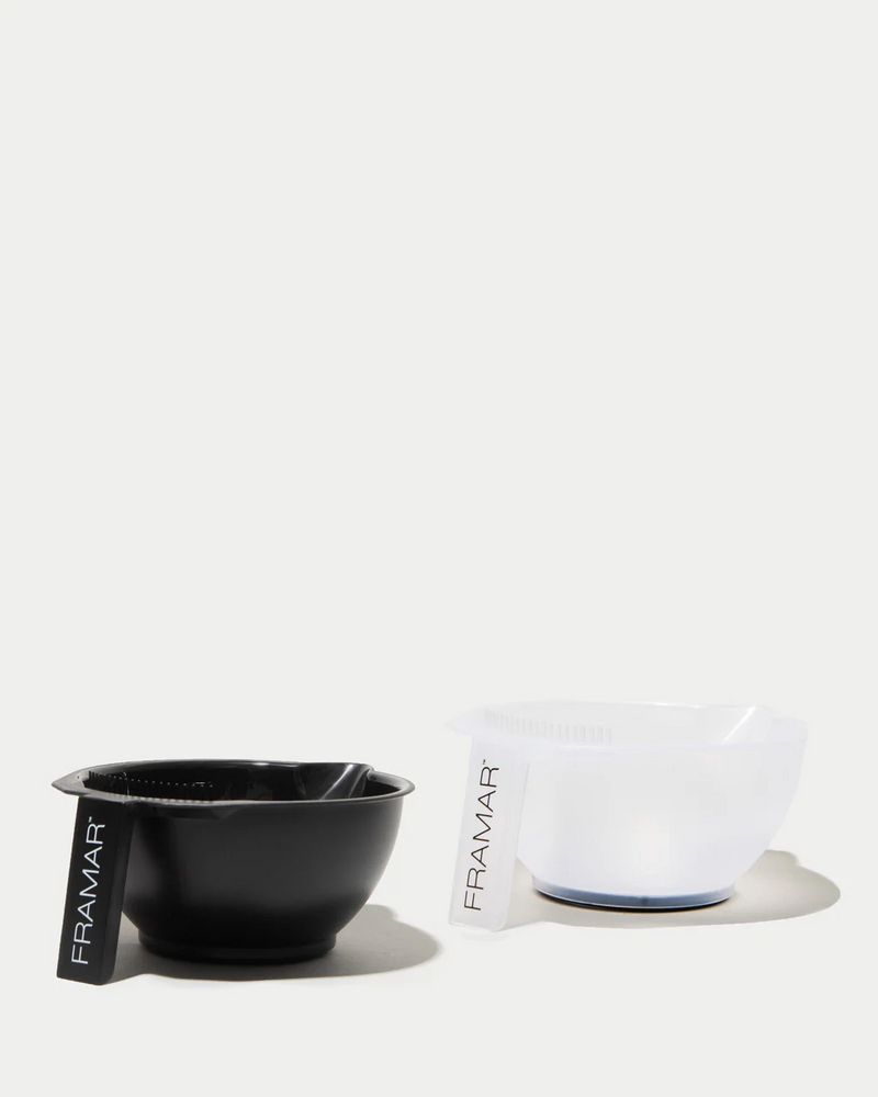 Coloring Bowls Black & Clear Pack x 2 Framar