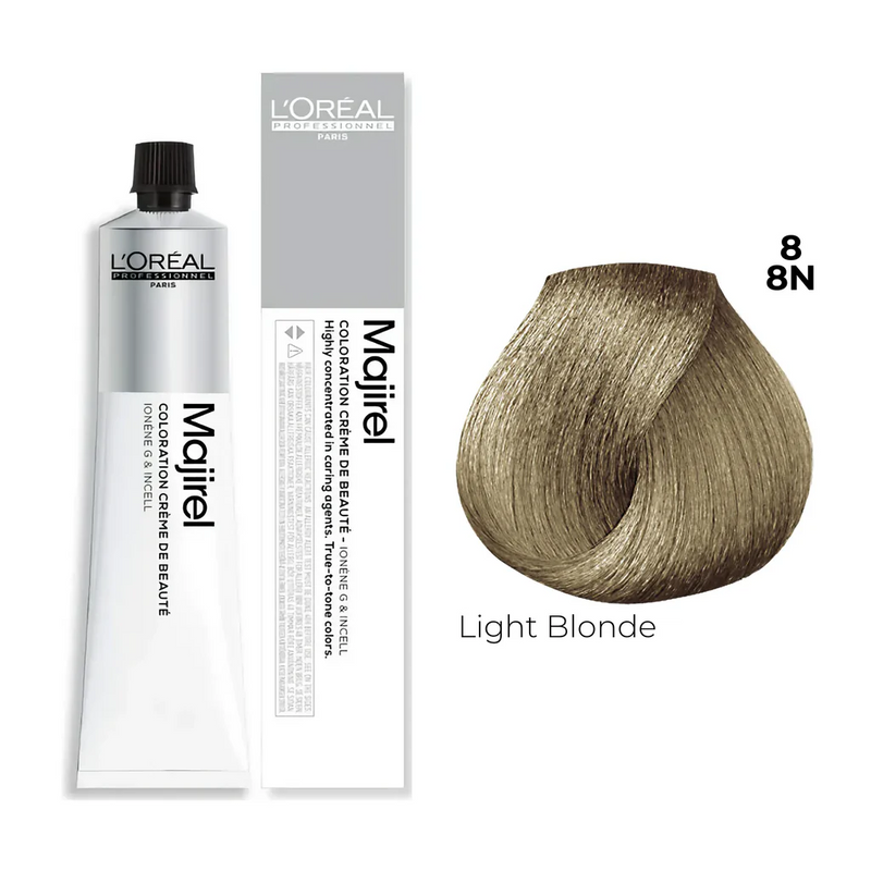 Coloración Majirel N°8 Loreal 50gr