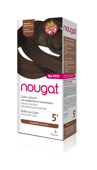 NOUGAT Color Kit natural  Brillo con Color Nº 57 Chocolate