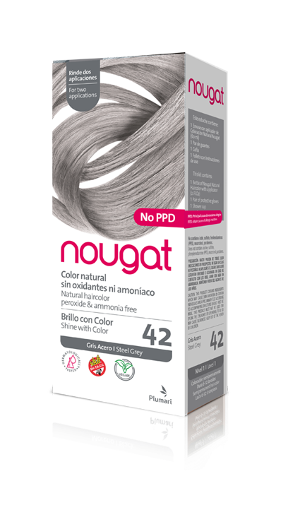 NOUGAT Color Kit  natural Brillo con Color Nº 42 Gris Acero