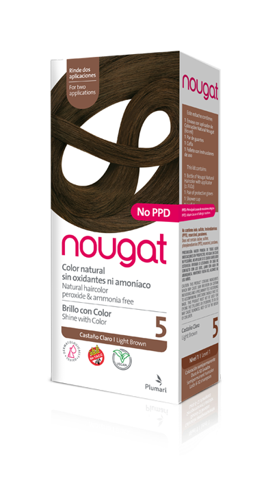 NOUGAT Color Kit  natural  Brillo con Color Nº 5 Castaño Claro