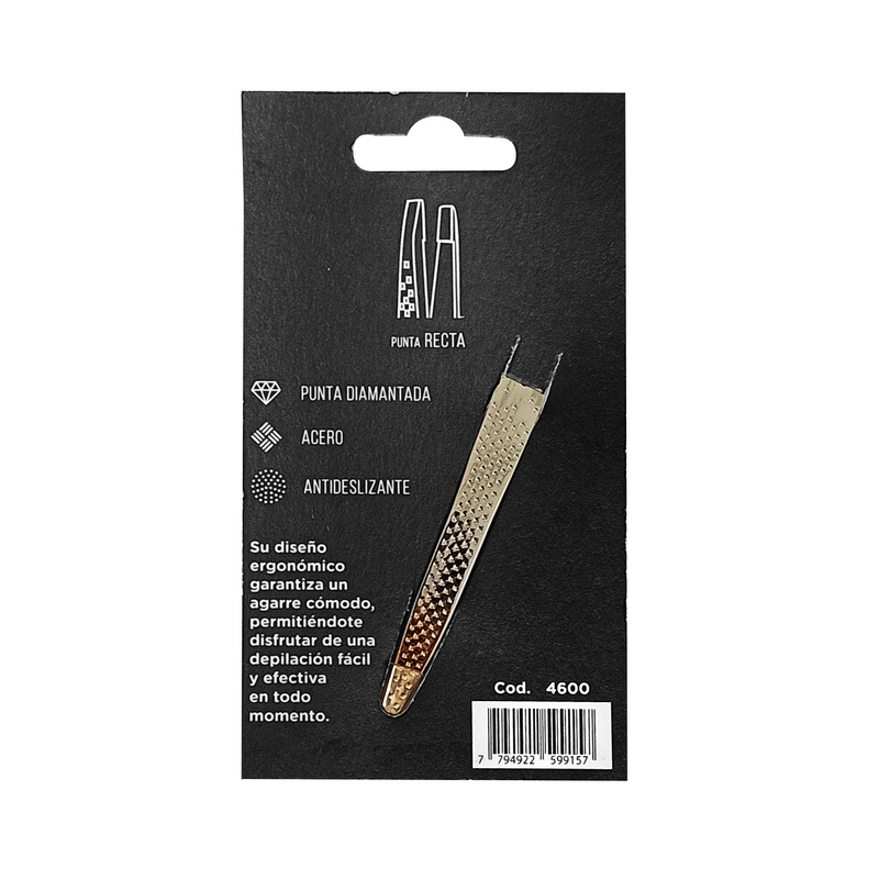 Pinza de Depilar Punta Recta XZN