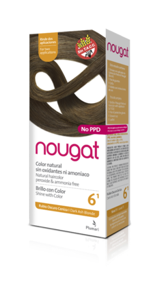 NOUGAT Color Kit natural Brillo con Color Nº 61 Rubio Oscuro Ceniza