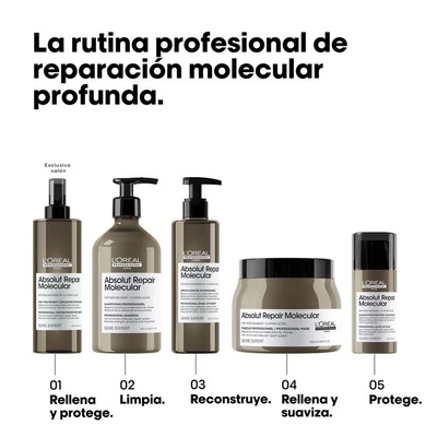 Mascara Absolut Repair Molecular Loreal x 500ml