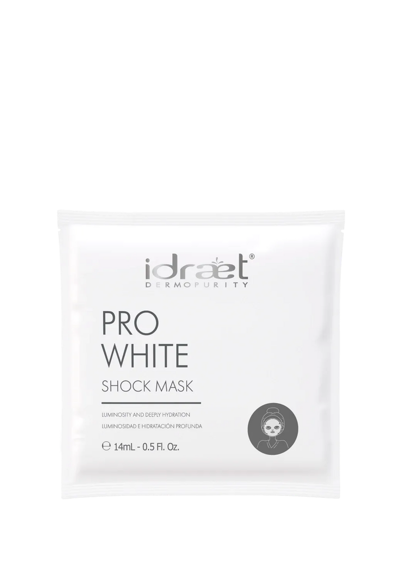 Pro White Shock Mask Blanqueadora Idraet x 14 ml
