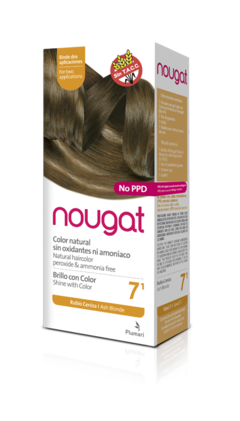NOUGAT Color Kit natural Brillo con Color Nº 7.1 Rubio Ceniza