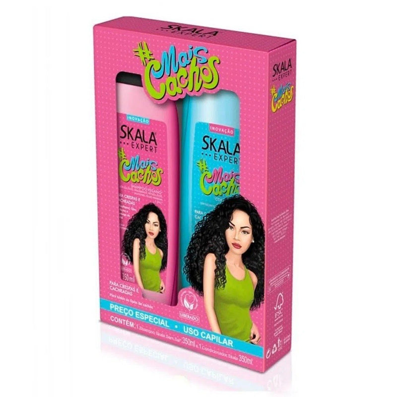Kit Shampoo + Acondicionador Skala Mais Cachos