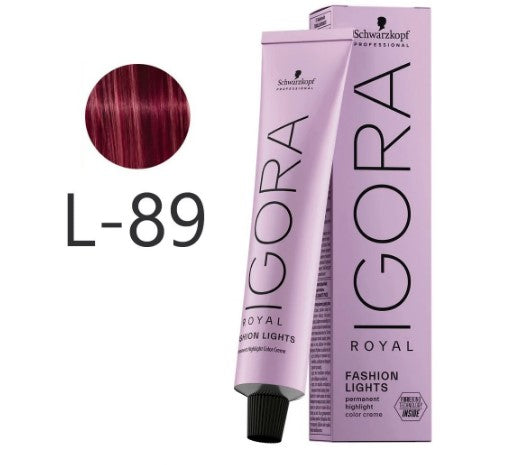 Igora Royal Fashion Lights L-89 Rojo Violeta 60 ml
