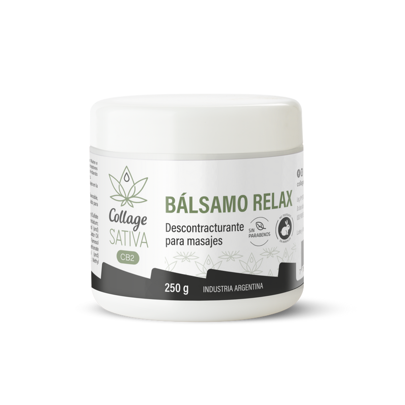 Bálsamo Relax con Sativa para Masajes 250ml