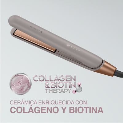 Plancha alisadora Remington Collagen and Biotin Therapy, S31A-220A