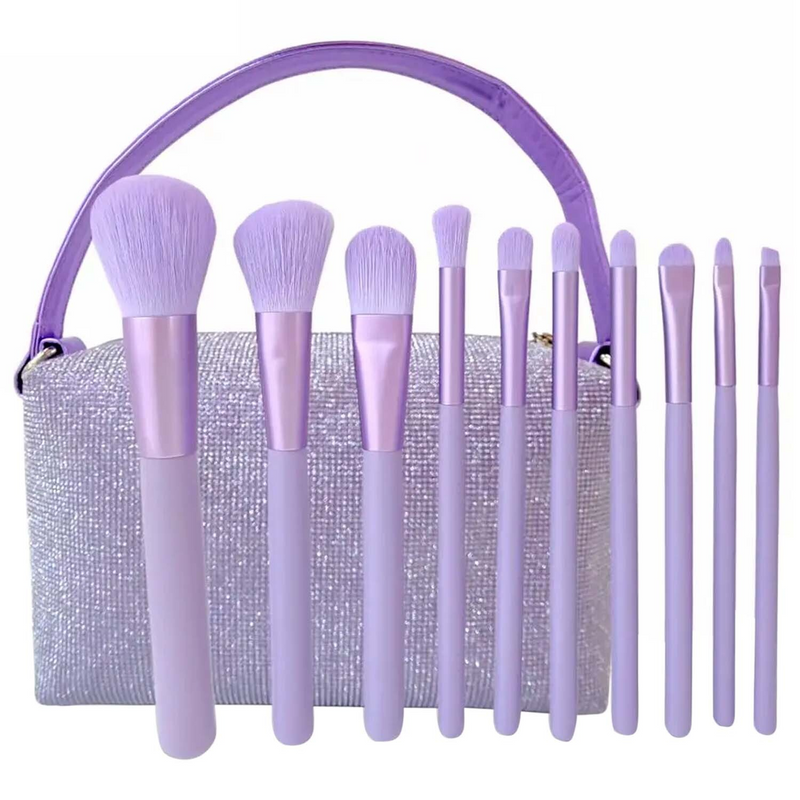 Set de brochas + Cartera neceser