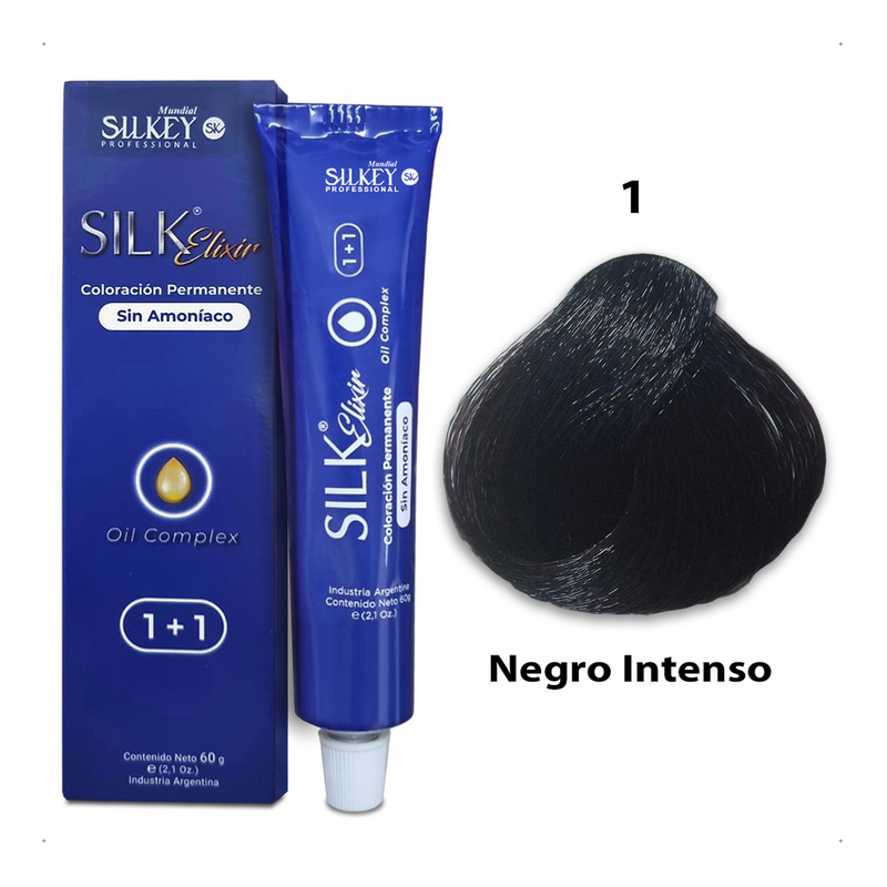 Silk Elixir Coloración Permanente sin Amoníaco Silkey (60g)