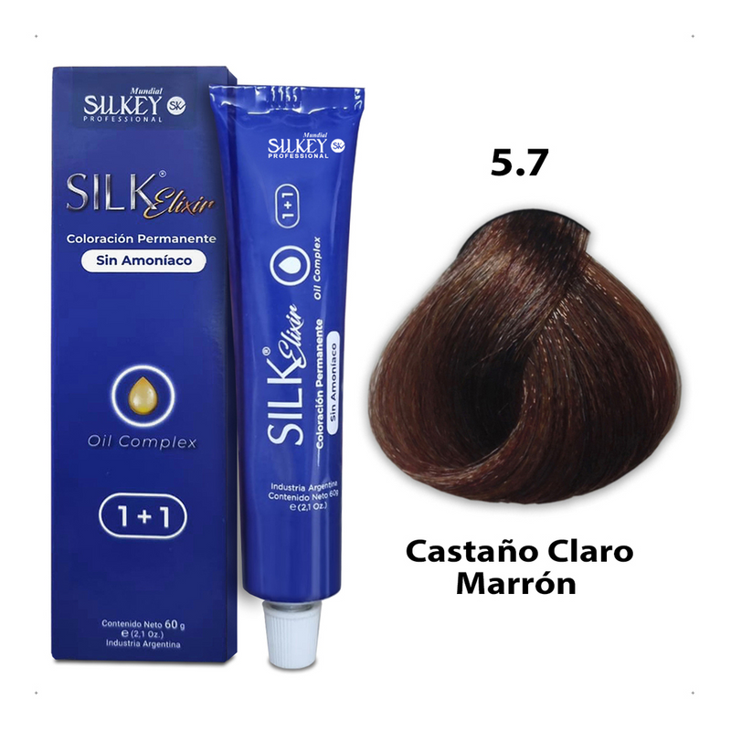 Silk Elixir Coloración Permanente sin Amoníaco Silkey (60g)