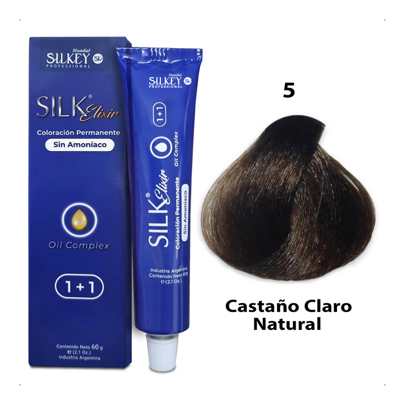 Silk Elixir Coloración Permanente sin Amoníaco Silkey (60g)