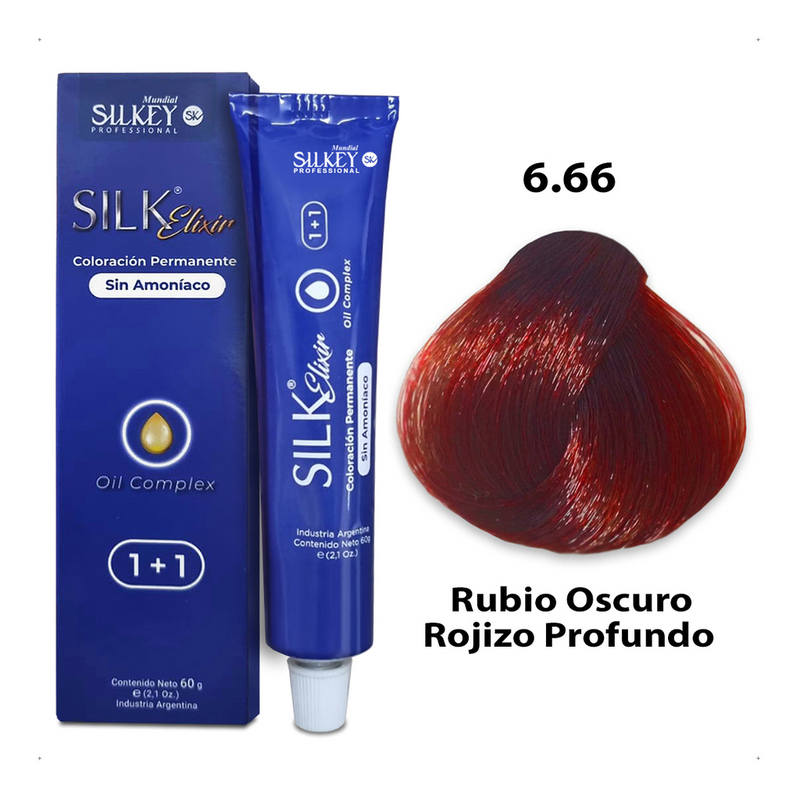 Silk Elixir Coloración Permanente sin Amoníaco Silkey (60g)