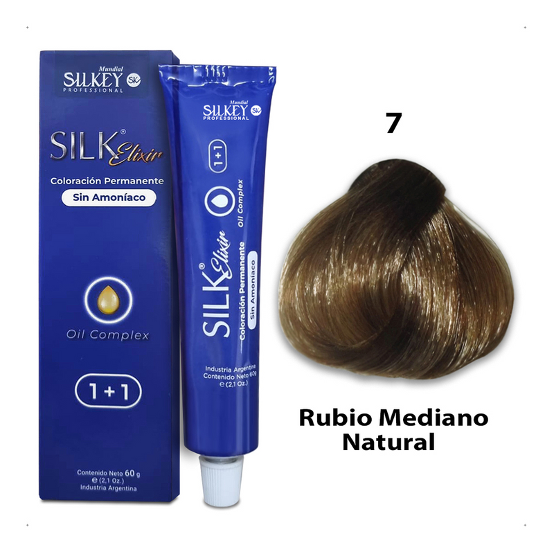 Silk Elixir Coloración Permanente sin Amoníaco Silkey (60g)