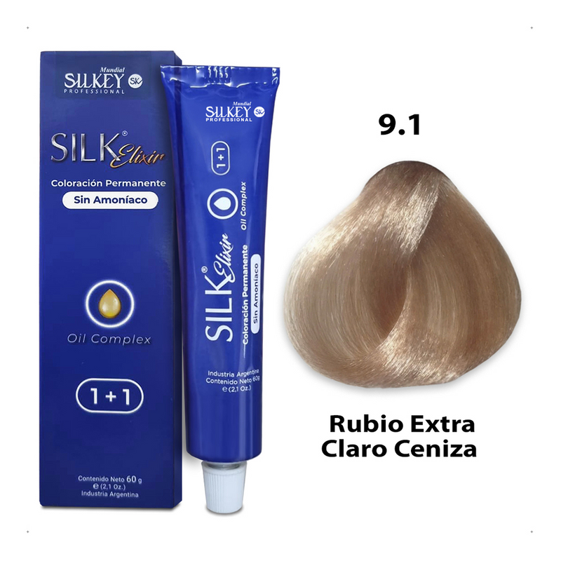 Silk Elixir Coloración Permanente sin Amoníaco Silkey (60g)