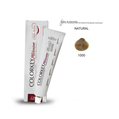 Coloracion Colorkey Milenium 1000 Natural Extra Aclarante 120ml