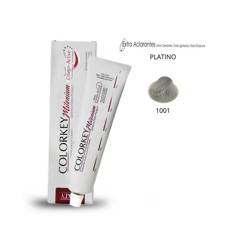 Coloracion Colorkey Milenium 1001 Platino Extra Aclarante