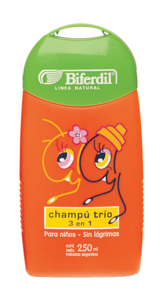 Shampoo 3 en 1 Niños Biferdil 250 ml.