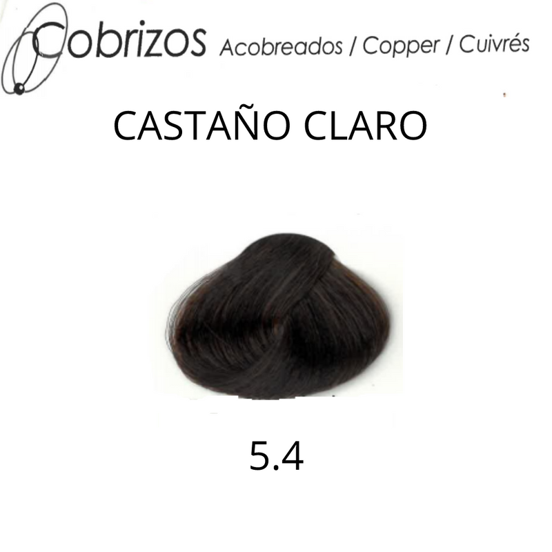 Coloracion Colorkey Milenium 5.4 Castaño Claro Cobrizo 120ml