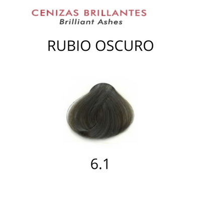 Coloración Silkey Policrom 6.1 Rubio Ceniza Oscuro 47g