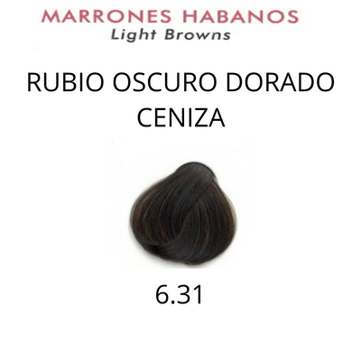 Coloración Silkey Policrom  6.31 Rubio Oscuro Dorado Ceniza 47g