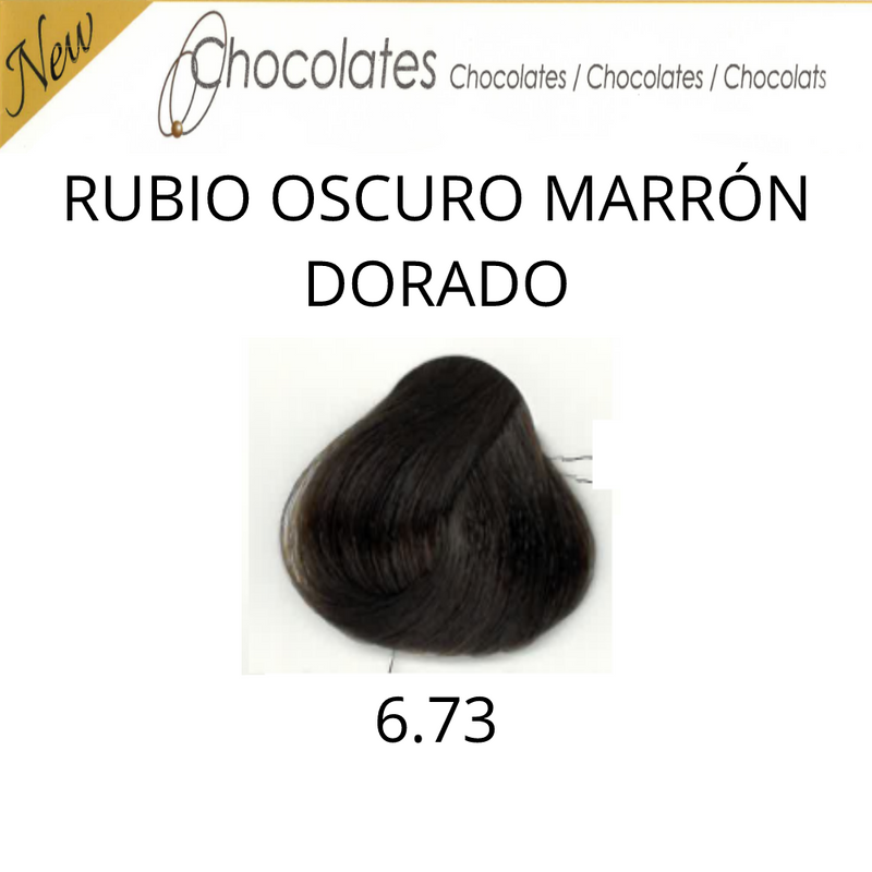 Coloracion Colorkey Milenium 6.73 Rubio Oscuro Marron Dorado 120ml