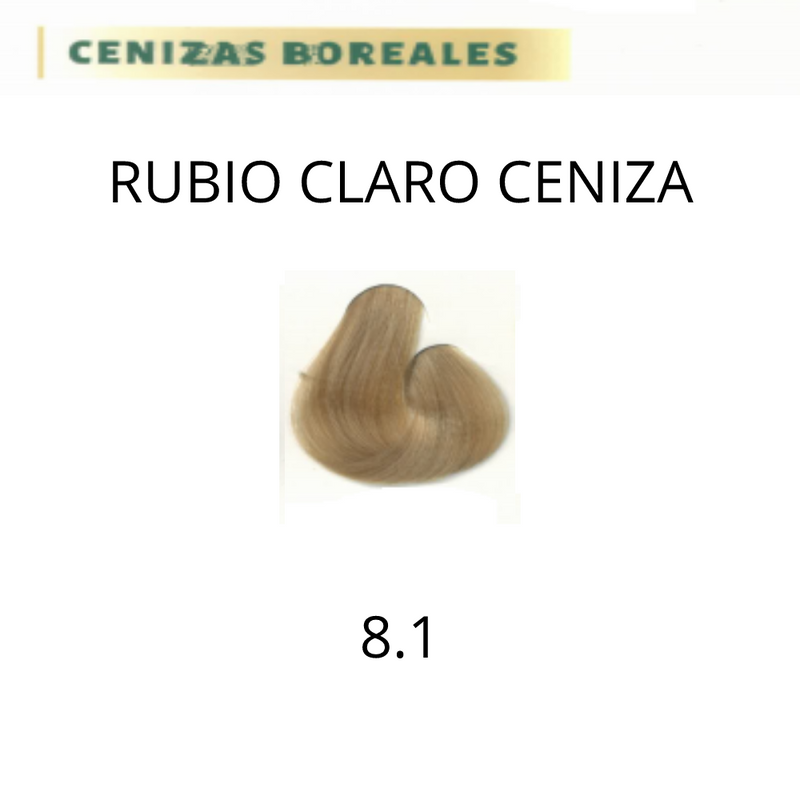 SILKEY SKAY CREAM KIT NUMERO 8.1 RUBIO CLARO CENIZA