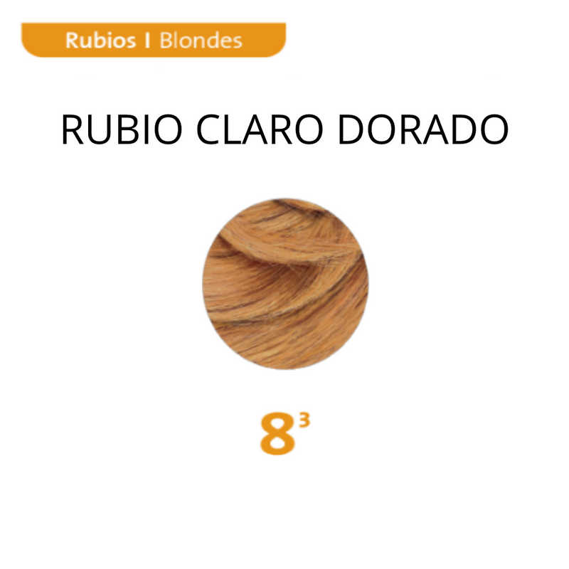 NOUGAT Color Kit natural Brillo con Color Nº 83 Rubio Claro Dorado