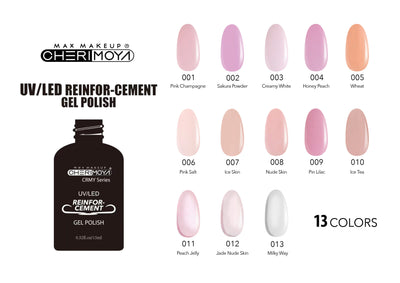 Gel Polish Reinforcement Cherimoya Pink Lilac #009 x 15 ml