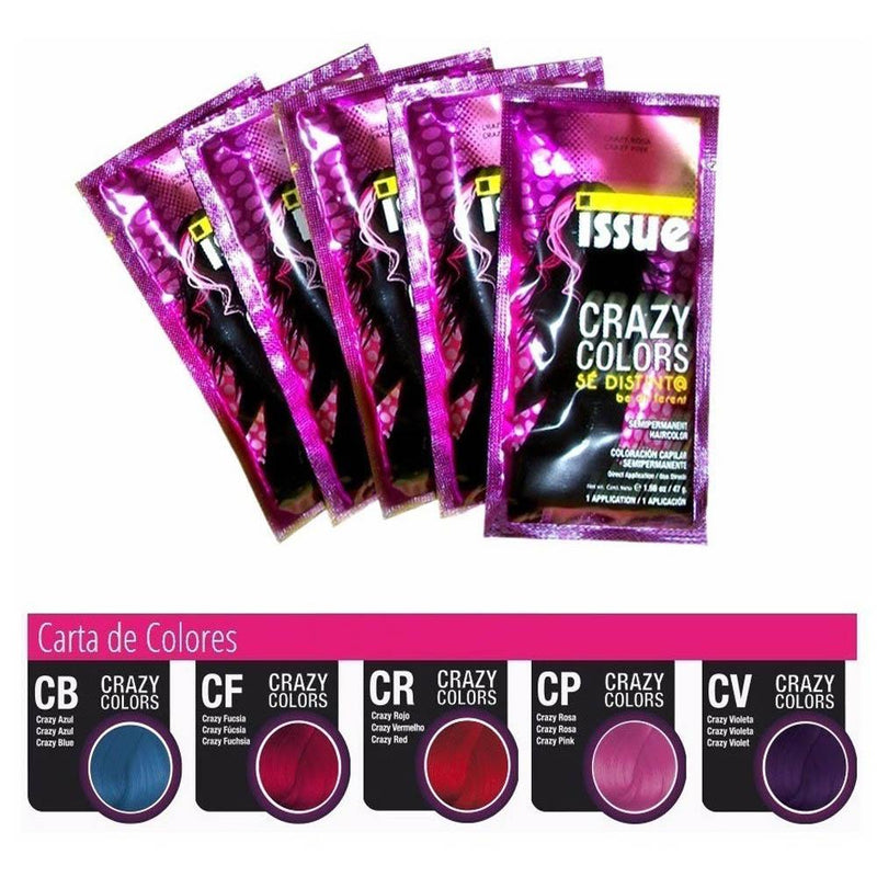 Coloracion Crazy Color Fucsia Issue 47 gr